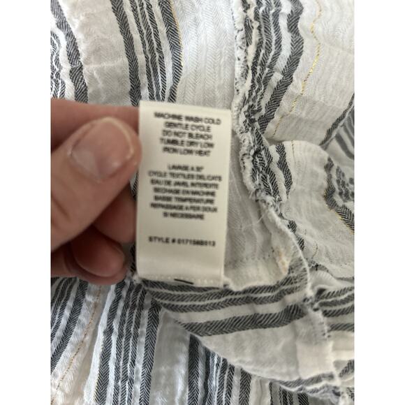 Rebecca Taylor La Vie Taylor Tank Top Tunic Tie Front Ruffle Romantic Babydoll S - Picture 9 of 11